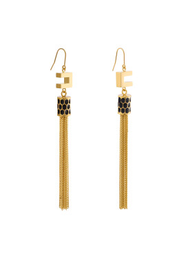 Elisabetta Franchi Обици OR-50A-57E2-V260 Златист - Mera.bg