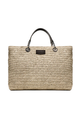 Emporio Armani Дамска чанта Y3D165 YVL8E 88097 Natural/Dark Brown - Mera.bg