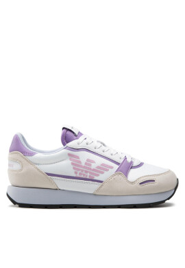 Emporio Armani Сникърси X3X058 XN313 S122 Op.Whi/Lilla/Grigio - Mera.bg