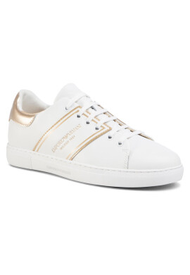 Emporio Armani Сникърси X3X096 XM090 P461 White/Lt. Gold - Mera.bg