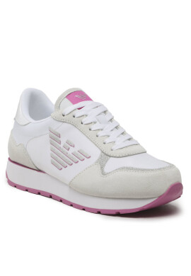 Emporio Armani Сникърси X3X179 XN823 S774 White/Pink/Lt.Silver - Mera.bg