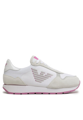 Emporio Armani Сникърси X3X179 XN823 S774 White/Pink/Lt.Silver - Mera.bg