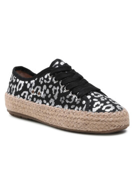 EMU Australia Еспадрили Agonis Teens T11411 Black/Silver Leopard - Mera.bg