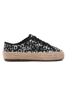 EMU Australia Еспадрили Agonis Teens T11411 Black/Silver Leopard - Mera.bg