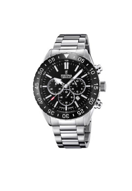 Festina Часовник Cermaic Chrono F20575/3 Сребрист - Mera.bg