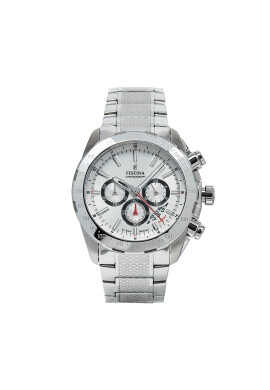 Festina Часовник Timeless Chronograph 20668/1 Сребрист - Mera.bg