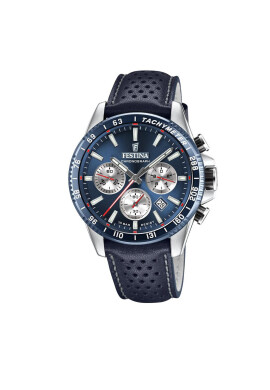 Festina Часовник Timeless Chronograph F20561/2 Тъмносин - Mera.bg