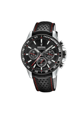 Festina Часовник Timeless Chronograph F20561/4 Черен - Mera.bg