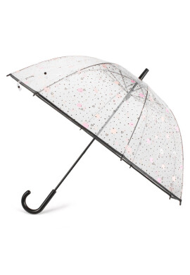 Happy Rain Чадър Long Domeshape Dots & Hearts 40983 Бял - Mera.bg