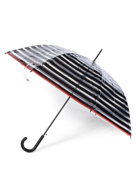 Happy Rain Чадър Long Ac 40985 Clear Black/Red Stripes - Mera.bg