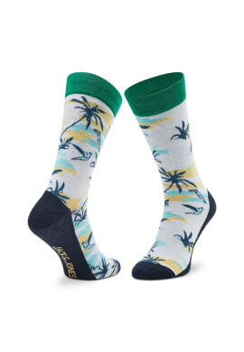 Jack&Jones Чорапи дълги мъжки Jacanimal 12217624 Surf The Web/Black - Mera.bg