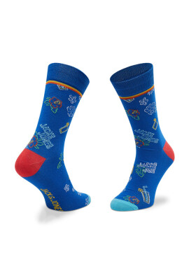 Jack&Jones Комплект 5 чифта дълги чорапи мъжки Jacneon Tropical Sock 5-Pack 12205282 Black/Classic Bl - Mera.bg