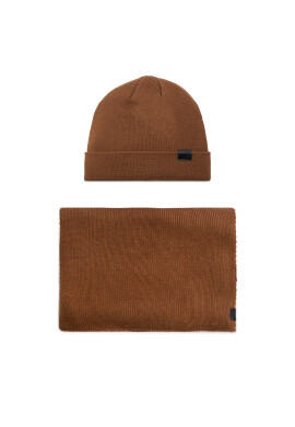 Jack&Jones Комплект шал и шапка 12163827 Кафяв - Mera.bg