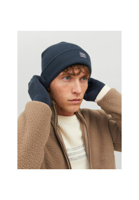 Jack&Jones Комплект шапка и ръкавици 12168383 Тъмносин - Mera.bg