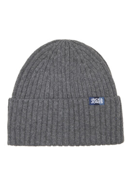 Jack&Jones Шапка 12195049 Сив - Mera.bg