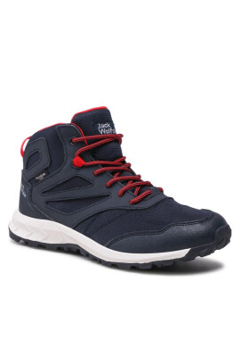 Jack Wolfskin Обувки Woodland Texapore Mid K 4042152 Night Blue/Red - Mera.bg