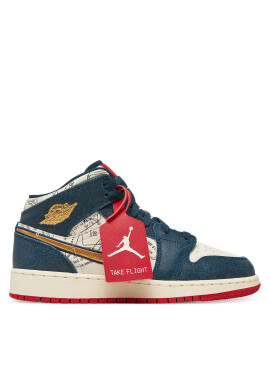 Jordan Сникърси Nike Air 1 Mid SE FN1353 400 Тъмносин - Mera.bg