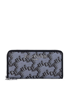 Juicy Couture Голям дамски портфейл BIJXT8662WVP Сив - Mera.bg