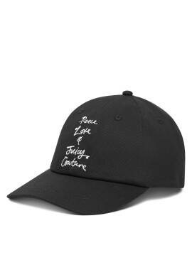 Juicy Couture Шапка с козирка Peace Love And Juicy JCAWH225703 Черен - Mera.bg