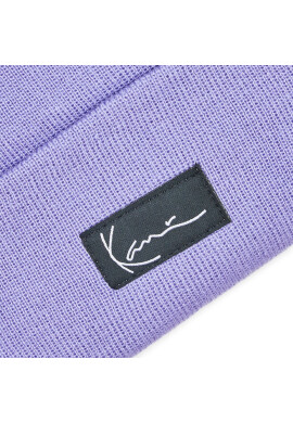 Karl Kani Шапка Small Signature Long Beanie 7050058 Lilac Bloom - Mera.bg