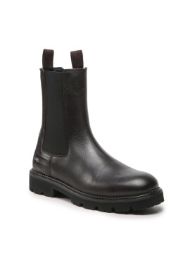 KARL LAGERFELD Боти тип челси KL11880 Dark Brown Lthr - Mera.bg