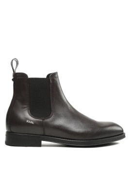 KARL LAGERFELD Боти тип челси KL12060 Dark Brown Lthr - Mera.bg