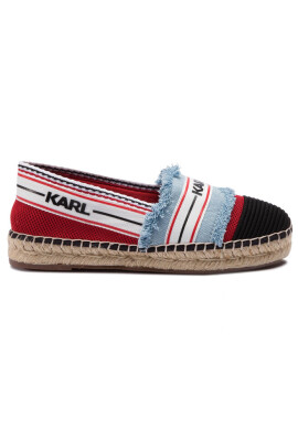KARL LAGERFELD Еспадрили KL80109 Denim Knit Textile Mix - Mera.bg