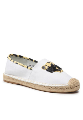 KARL LAGERFELD Еспадрили KL80117L White Canvas w/Yellow - Mera.bg