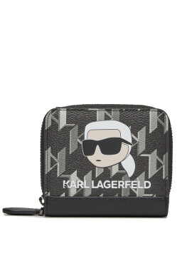 KARL LAGERFELD Малък дамски портфейл 235W3257 A998 Black / White - Mera.bg