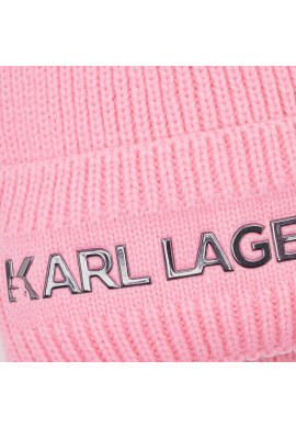 Karl Lagerfeld Kids Шапка Z11047 Pink 462 - Mera.bg