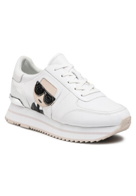 KARL LAGERFELD Сникърси KL61930 White Lthr/Suede - Mera.bg