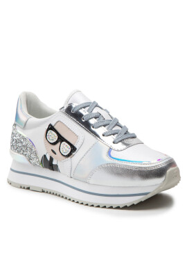 KARL LAGERFELD Сникърси KL61932 White Lth/Txt W/Iridesnt - Mera.bg