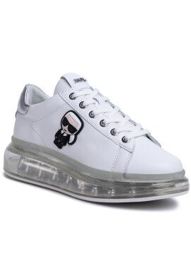KARL LAGERFELD Сникърси KL62630 White Lthr W/Silver - Mera.bg