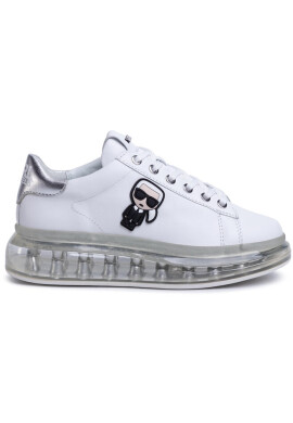 KARL LAGERFELD Сникърси KL62630 White Lthr W/Silver - Mera.bg