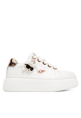 KARL LAGERFELD Сникърси KL42376T Бял - Mera.bg