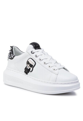KARL LAGERFELD Сникърси KL62529 White Lthr W/Black - Mera.bg