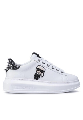 KARL LAGERFELD Сникърси KL62529 White Lthr W/Black - Mera.bg