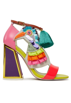 Kat Maconie Сандали Aya Flared Red/Cyber Grape - Mera.bg