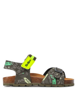 Kickers Сандали Sostreet 894910-30 S Kaki Jaune Imprime 201 - Mera.bg