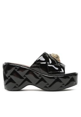 Kurt Geiger Чехли Kensington Wedge Mulle 8650900309 Черен - Mera.bg