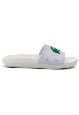 Lacoste Чехли Croco Slide 119 3 Cfa 7-37CFA0005082 White/Green - Mera.bg