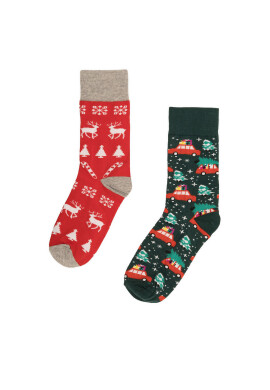 Lasocki Комплект 2 чифта дълги чорапи мъжки 2MB-004-AW23 (2-pack) Цветен - Mera.bg