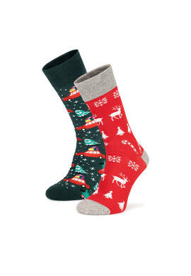 Lasocki Комплект 2 чифта дълги чорапи мъжки 2MB-004-AW24 (2-pack) Цветен - Mera.bg