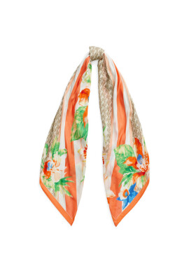 Lauren Ralph Lauren Бандана Flrl Lg Sq 454906308003 Portside Coral - Mera.bg