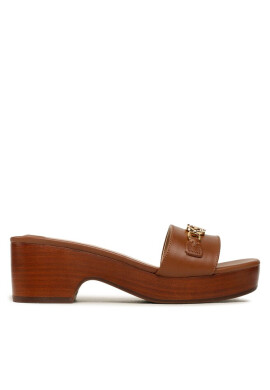 Lauren Ralph Lauren Чехли Roxanne 802891400002 Polo Tan - Mera.bg