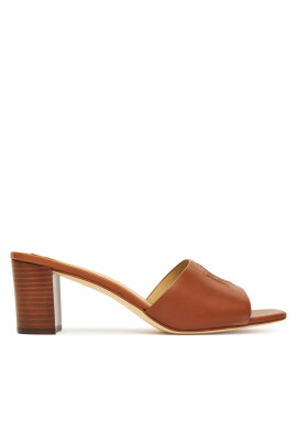 LAUREN RALPH LAUREN Чехли Everley Block-Heel 802974364002 Кафяв - Mera.bg