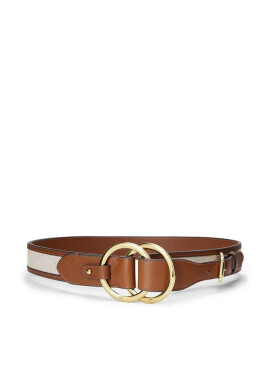 Lauren Ralph Lauren Дамски колан Bend Back 37 412904516001 Natural/Lauren Tan - Mera.bg