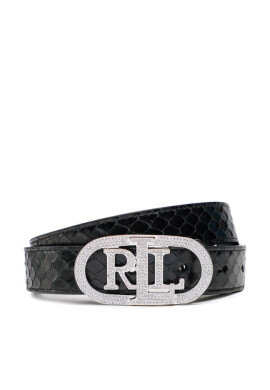 Lauren Ralph Lauren Дамски колан Oval Rev 25 412883817001 Black/Black - Mera.bg