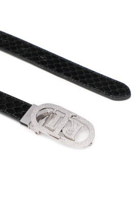 Lauren Ralph Lauren Дамски колан Oval Rev 25 412883817001 Black/Black - Mera.bg
