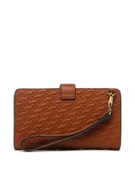 LAUREN RALPH LAUREN Голям дамски портфейл Tech Wristlt 432883669007 Кафяв - Mera.bg